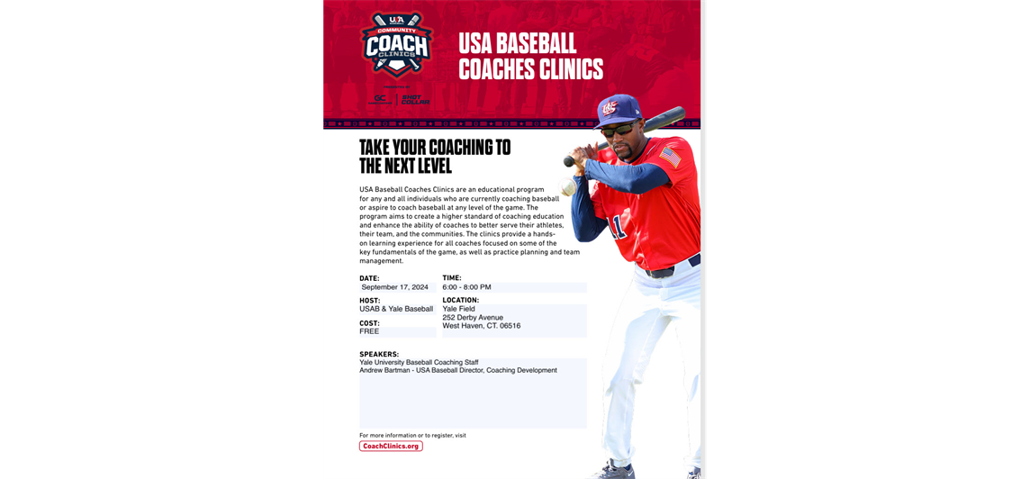 Yale / USA Baseball Clinic